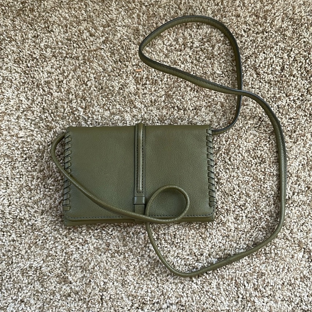 Forest Green Fossil Wallet Purse